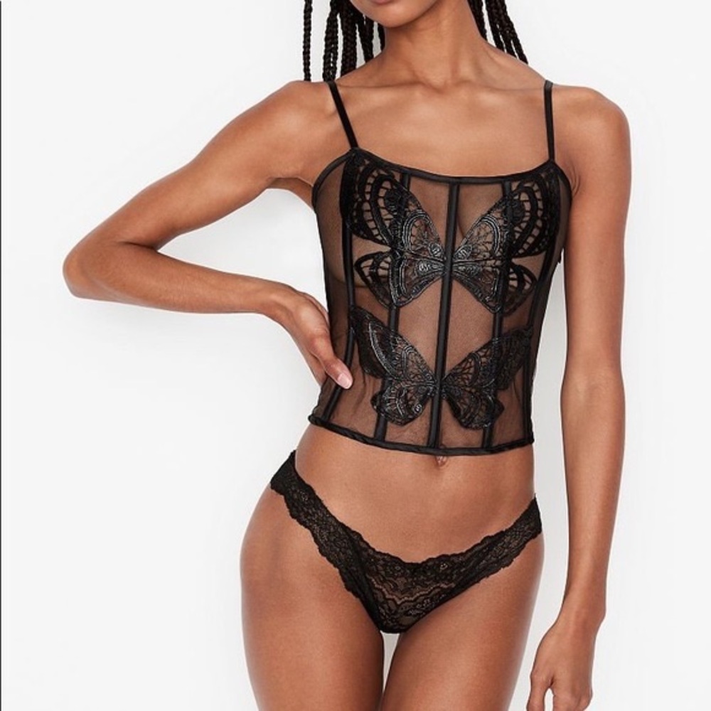 Victoria’s Secret butterfly corset